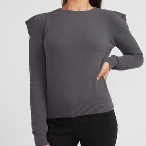 Express Puff Shoulder Sweater Size SP